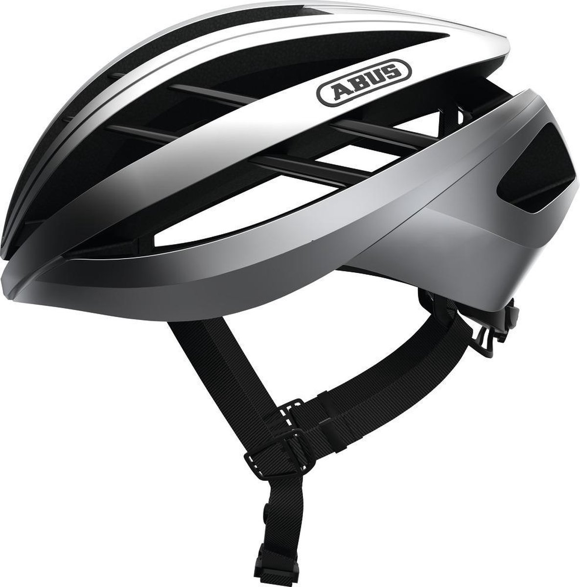 Abus Aventor Fietshelm - Maat  S (51-55 cm) - gleamilver