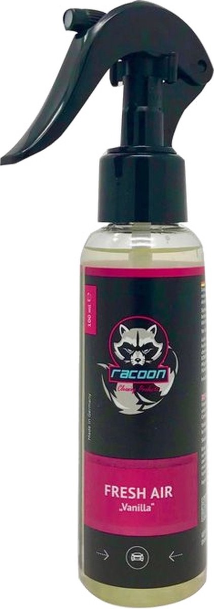 Racoon AIR FRESHENER / Car Fragrance Luchtverfrisser - Vanilla 100ml