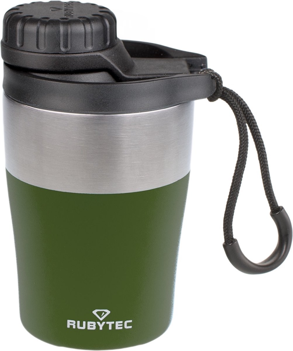 RUBYTEC Shira Hotshot - Iso Koffiebeker / Theebeker - 200 ml - Olijfgroen (Olive)