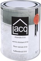 Lacq Vloerolie X10 - Houtolie - 1 Liter - Voor binnen - Kleurloos - Houten vloeren en meubels
