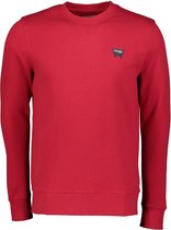 Wrangler Sweater - Modern Fit - Rood - 4XL Grote Maten