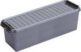 Sunware Q-Line opbergboxen/opbergdozen 1,3 liter 20 x 15 x 14 cm kunststof - Praktische opslagboxen
