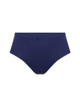 RJ Bodywear Pure Color dames maxi string - donkerblauw - Maat: L