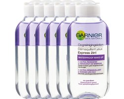 Garnier SkinActive 2in1 Oogmakeupreiniging - 2-in-1 formule - geschikt voor verwijderen waterproof make-up - 6 x 125 ml - Voordeelverpakking
