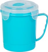 Cuisine Elegance Soepbeker 600 Ml Polypropeen Blauw 2-delig