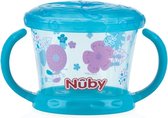 Nuby Snackhouder Designer Junior 13 Cm Blauw