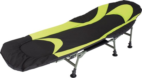 Eurotrail Kampeerbed Queen - Zwart/Lime van Eurotrail — afbeelding 2