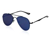 Flat Aviator | trendy zonnebril en goedkope zonnebril (UV400 bescherming - hoge kwaliteit) | Unisex  | zonnebril dames  & zonnebril heren