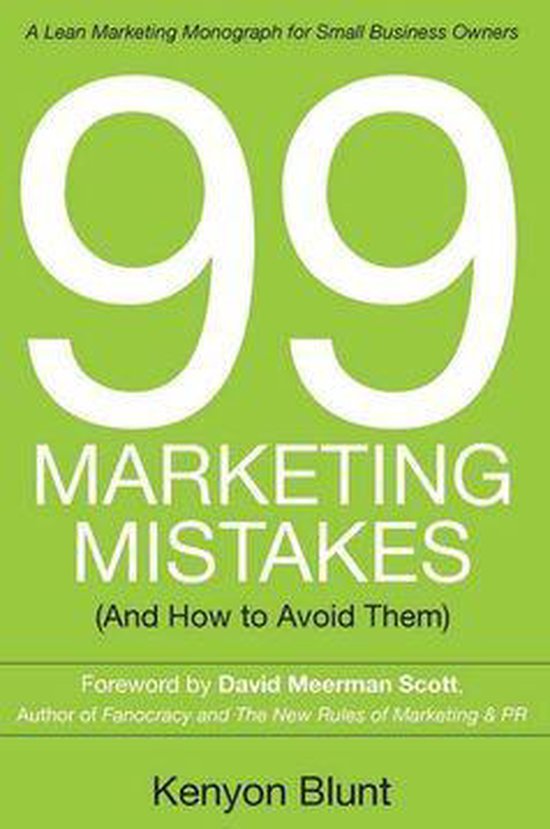 99 Marketing Mistakes - cover