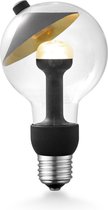 Move Me LED lichtbron Cone Ø 8 cm 3W E27 - zwart/goud