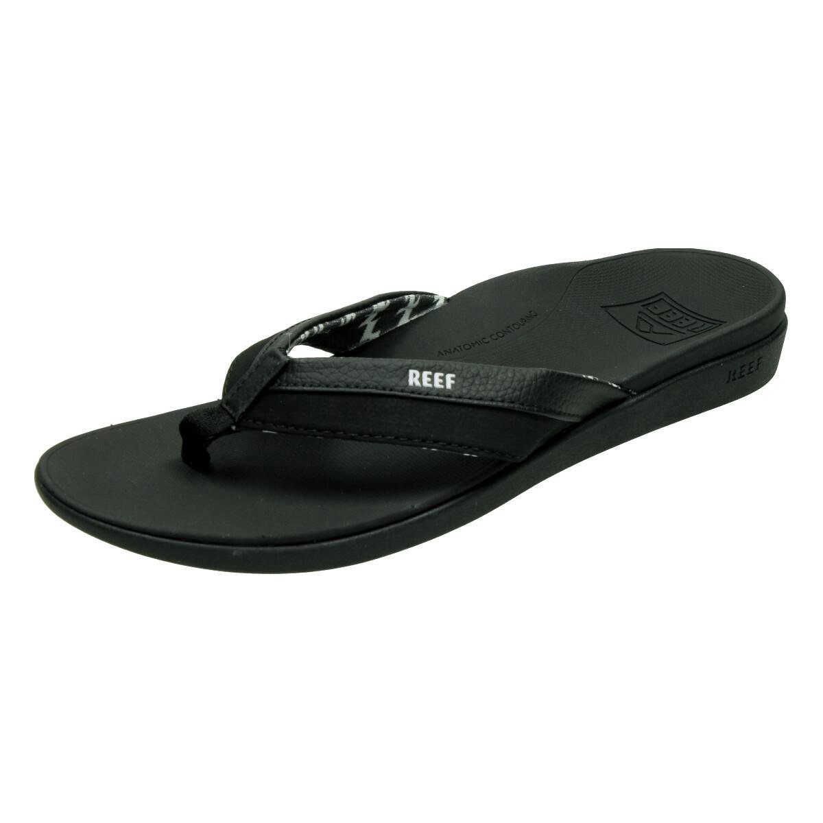Reef OrthoBounce Coast Dames Slippers Black Maat 41