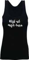 Blijf uit mijn aura dames top maat XS