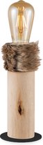 Home sweet home tafellamp Furdy large - hout
