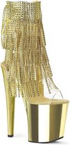 Pleaser Sandaal met enkelband, Paaldans schoenen -36 Shoes- SKY-309MT Paaldans schoenen Rood