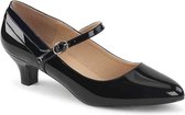 Pleaser Pink Label Pumps -39 Shoes- FAB-425 Paaldans schoenen Zwart