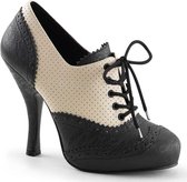 Pin Up Couture Pumps -36 Shoes- CUTIEPIE-14 US 6 Creme/Zwart