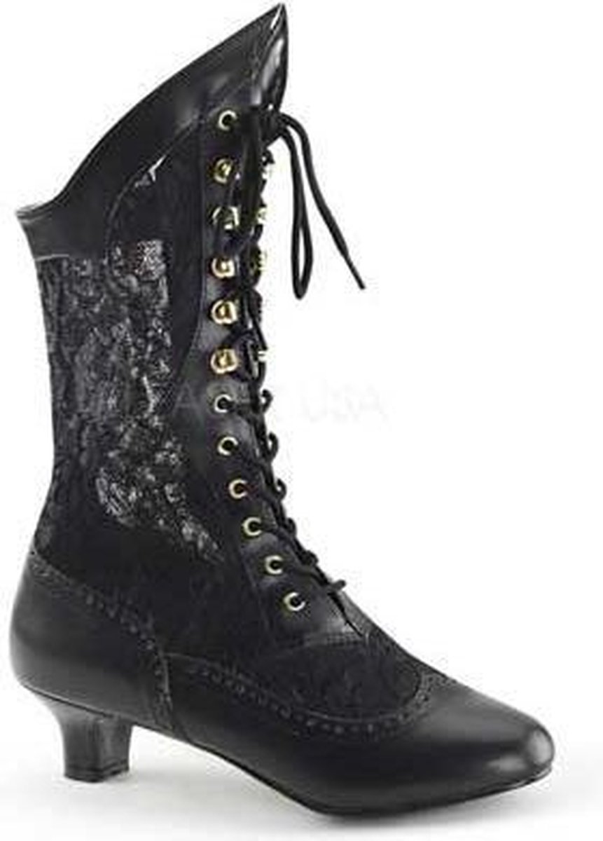Funtasma - DAME-115 Enkellaars - US 9 - 39 Shoes - Zwart