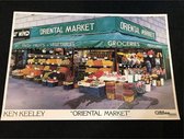 Ken Keeley "Oriental Market" Poster - 1987 - 60 x 80 cm