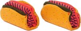 DOIY Sokken Taco Socks Oranje Maat:one size fits all