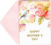Kaart | Happy Mother's day | moederdagkaart | kaart + envelope - 2 stuks