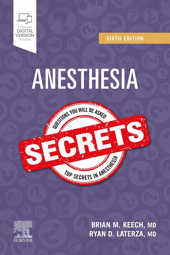 Secrets - Anesthesia Secrets E-Book - cover