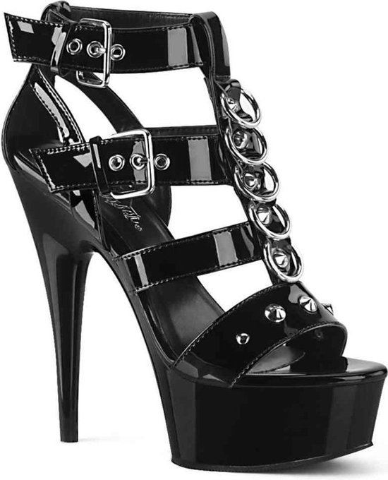 Pleaser Hoge hakken -35 Shoes- DELIGHT-658 US 5 Zwart | bol.com