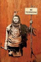 BANKSY No Trespassing Canvas Print