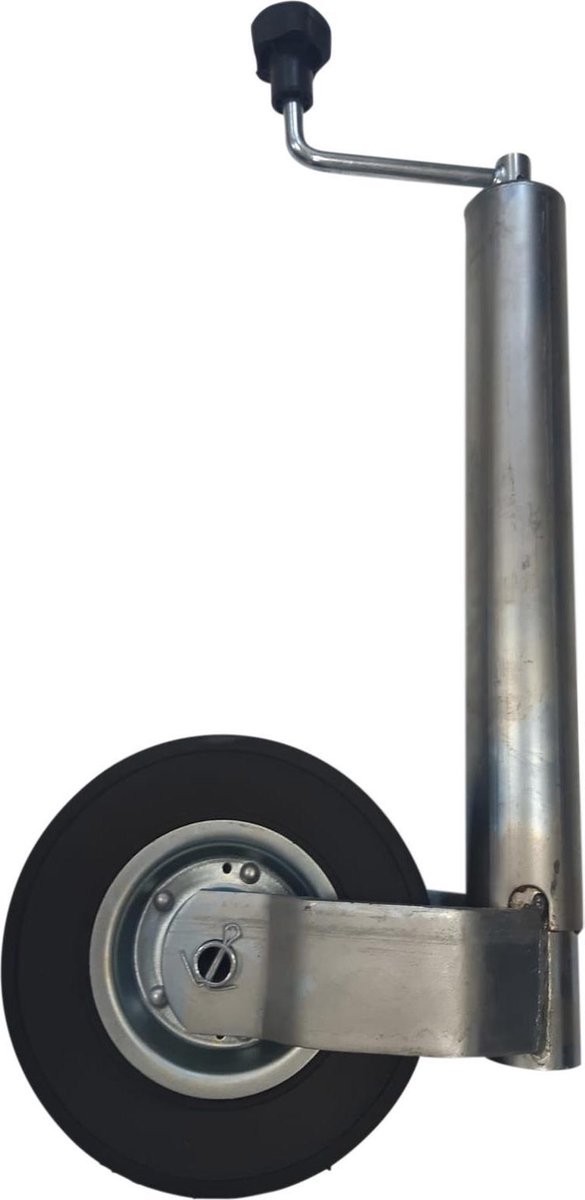 Roue jockey automatique 500kg diamètre 60 mm 200 x 50 caoutchouc