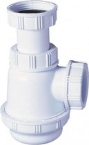 Wirquin sifon 'SP3178' PVC voor lavabo of bidet met kort vallende pellet.