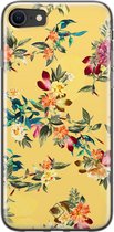 iPhone SE 2020 hoesje siliconen - Floral days | Apple iPhone SE (2020) case | TPU backcover transparant