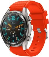 Geschikt voor Huawei Watch GT silicone band - rood - 42mm