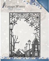 Mal - Amy Design - Vintage Winter - Dorp omlijsting recht