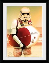Poster - Star Wars Original Stormtrooper Surf - 40 X 30 Cm - Multicolor