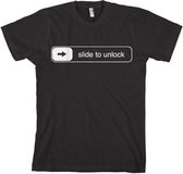 GEEK - T-Shirt Slide to Unlock (M)