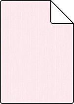 ESTAhome A4 proefstaal van behang effen denim jeans structuur licht roze - 148703 - 21 x 26 cm