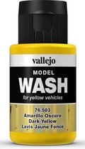 Model Wash Dark Yellow - 35ml - Vallejo - VAL-76503
