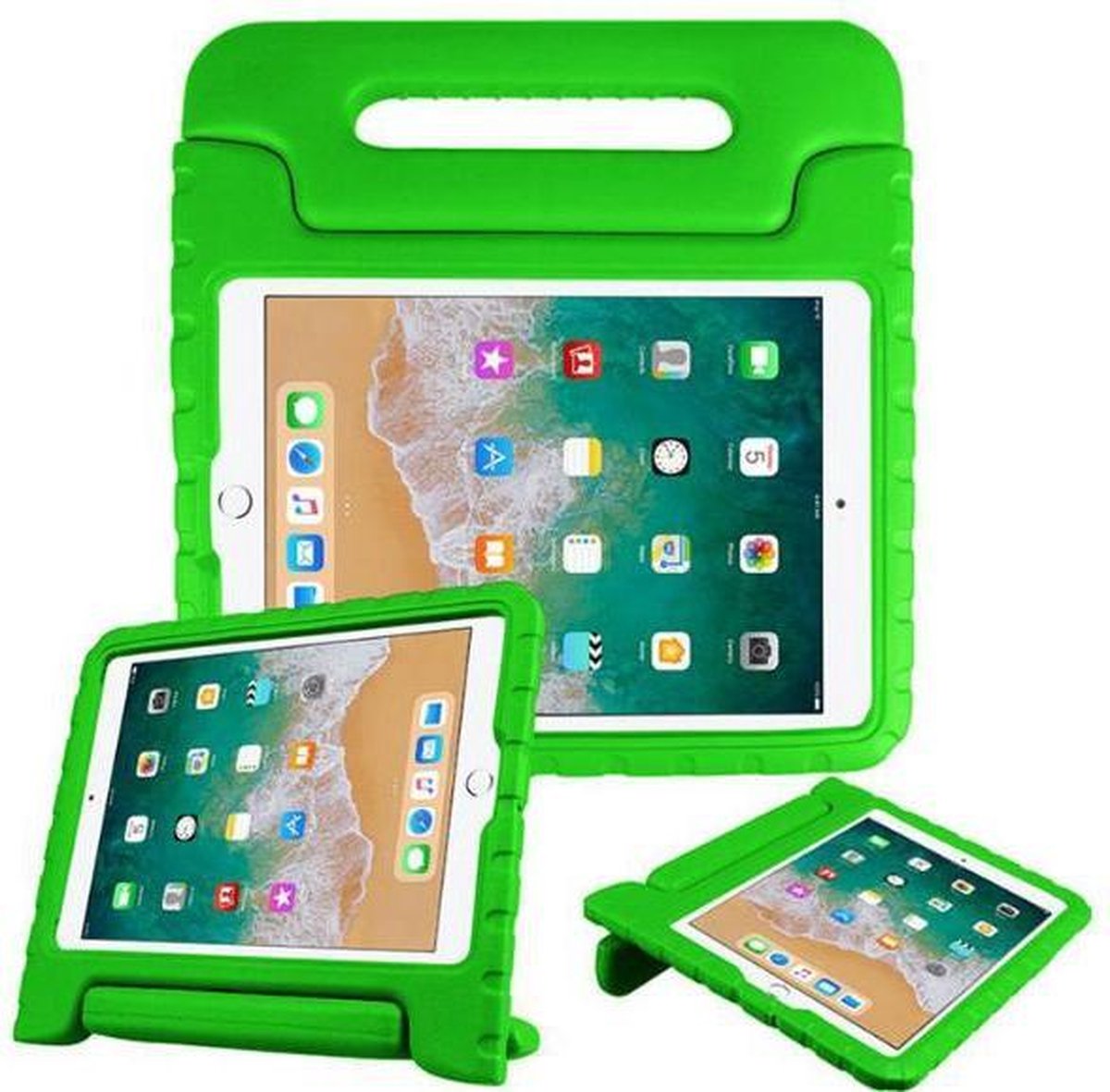 Anti-Shock Kids Cover Kidsproof Case voor Apple iPad 2 - iPad 3 - iPad 4 - Groen