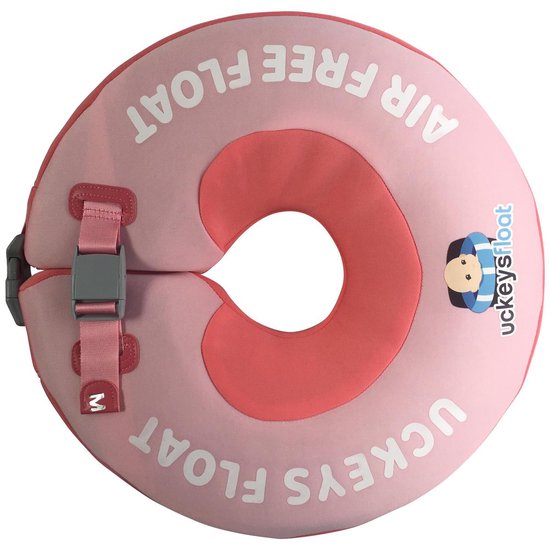 baby zwemring-babyfloat-hoeft niet opgeblazen te worden-roze baby nekring-EN 13138-1 goedgekeurd-CE goedgekeurd-voor kinderen vanaf 2,5 kg tot 12 kg-babyspa nekring-zwemkraag
