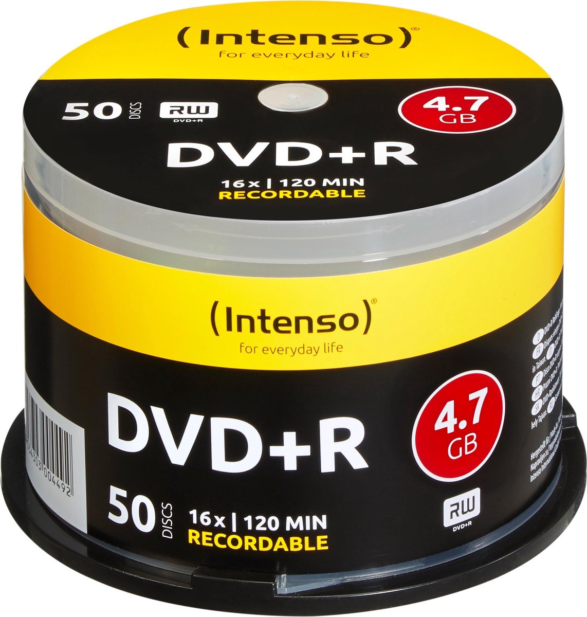 Intenso DVD+R 4,7 GB 16x Speed - 50st. gebaksdoos