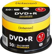 Intenso DVD+R 4,7 GB 16x Speed - 50st. gebaksdoos