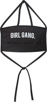 Mister Tee - Girl Gang Masker - Mondkapje - Zwart