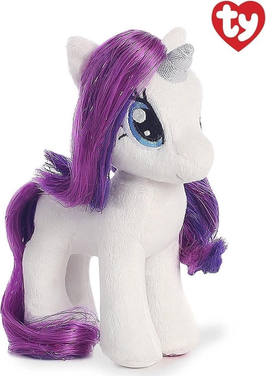 valuta Informeer enthousiast Pluche Ty Beanie My Little Pony knuffel Rarity 41 cm speelgoed - Paarden/ponys...  | bol.com