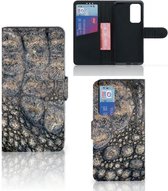 Housse en Cuir Etui de Protection pour Huawei P40 Portefeuille Crocodile Imprimer