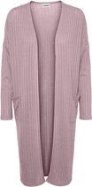 Nmmily l/s pocket knit cardigan Pale mauve