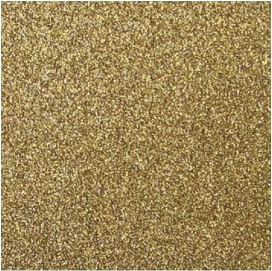5x stuks gouden glitter papier vellen 30.5 x 30.5 cmm - Hobby scrapbooking  artikelen | bol.com