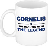 Cornelis The man, The myth the legend cadeau koffie mok / thee beker 300 ml