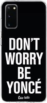 Casetastic Samsung Galaxy S20 4G/5G Hoesje - Softcover Hoesje met Design - Don't Worry Be Yonc Print