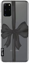 Casetastic Samsung Galaxy S20 Plus 4G/5G Hoesje - Softcover Hoesje met Design - Black Ribbon Print