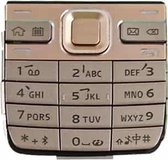 Mobiele telefoon Keypads Behuizing met menuknoppen / Druktoetsen voor Nokia E52 (goud)