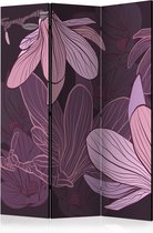 Kamerscherm - Scheidingswand - Vouwscherm - Dreamy flowers [Room Dividers] 135x172 - Artgeist Vouwscherm